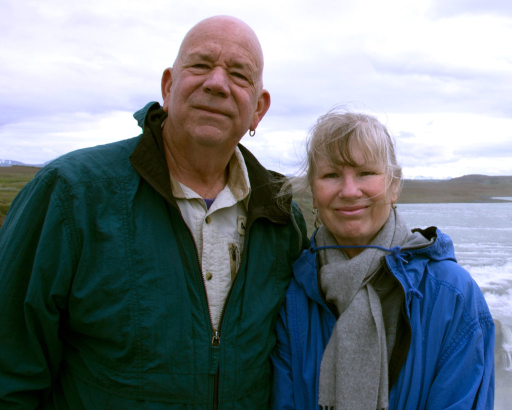 sue and andy in iceland