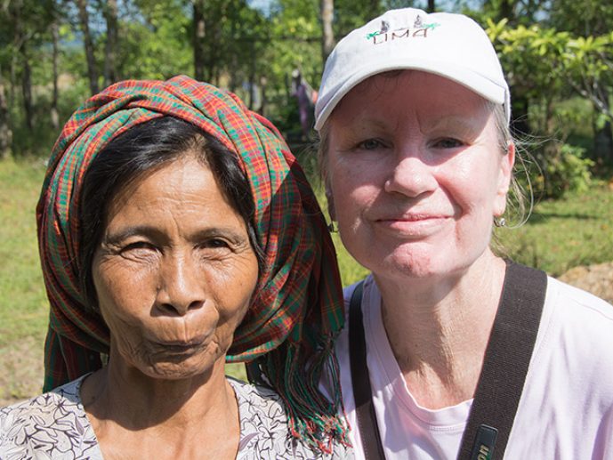 photo of sue in Cambodia